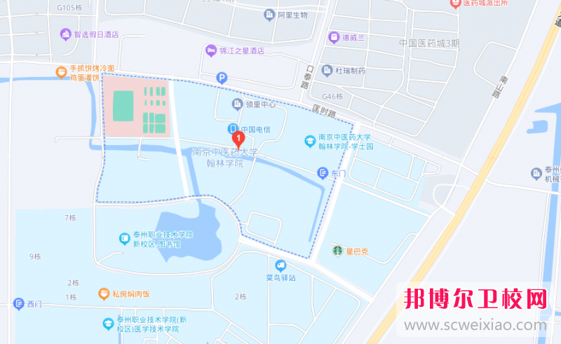 南京中医药大学翰林学院地址在哪里，哪个地区，哪个城市?